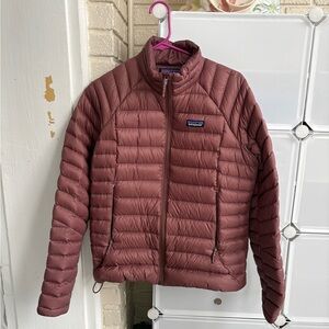 Patagonia Women's Down Sweater Jacket in Mauve